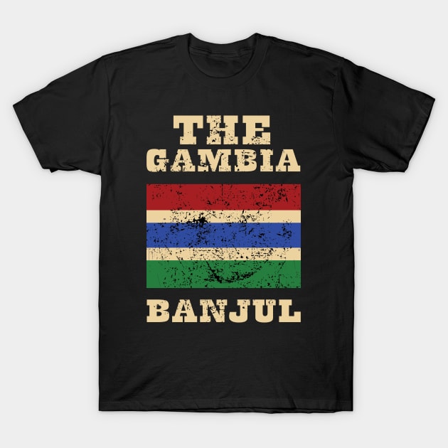 Flag of The Gambia T-Shirt by KewaleeTee